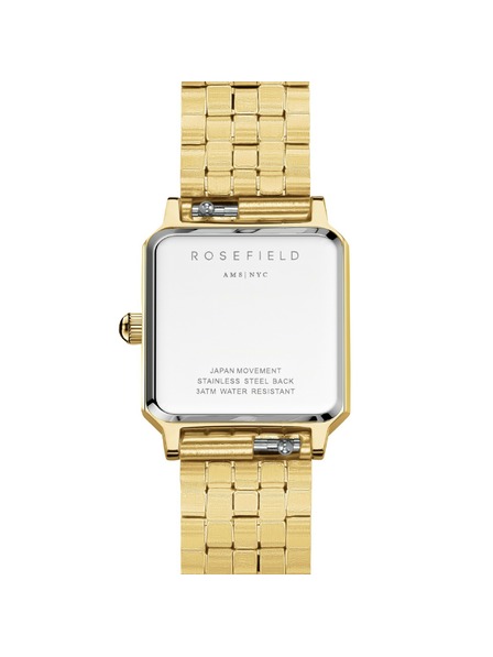 Rosefield Dámské hranaté hodinky Rosefield Boxelle BEGSG-B05