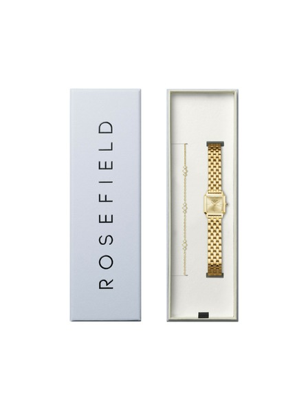 Rosefield Dárková sada Rosefield Boxelle hodinek a Triple Crystal náramku BCGTC-X284