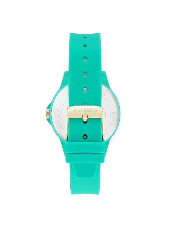 Steve Madden Dámské kulaté hodinky Steve Madden SM/8118TEAL