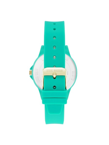 Steve Madden Dámské kulaté hodinky Steve Madden SM/8118TEAL