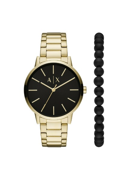 Armani Exchange Dárková sada hodinek a náramku Armani Exchange CAYDE AX7119