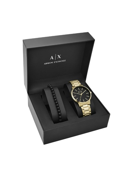 Armani Exchange Dárková sada hodinek a náramku Armani Exchange CAYDE AX7119
