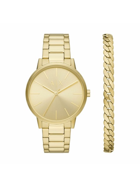 Armani Exchange Pánská dárková sada hodinek a náramku Armani Exchange Cayde AX7144SET