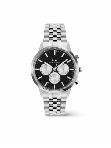 Daniel Wellington Daniel Wellington pánské hodinky Iconic Chronograph Arch 5-Link Panda DW00100873