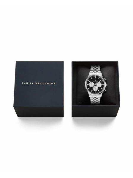 Daniel Wellington Daniel Wellington pánské hodinky Iconic Chronograph Arch 5-Link Panda DW00100873