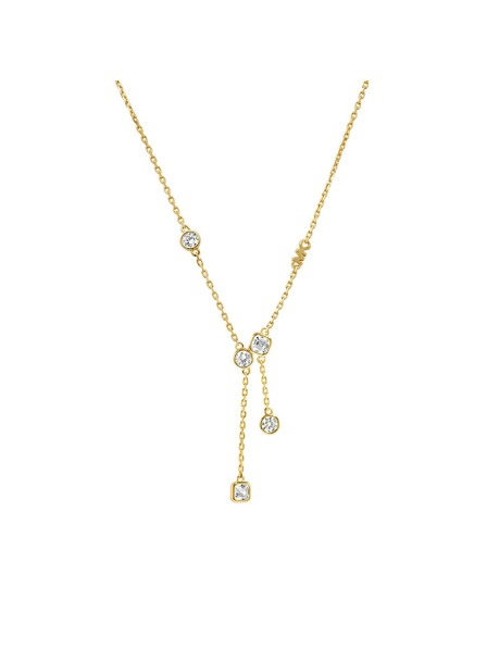 Michael Kors Stříbrný pozlacený náhrdelník Michael Kors MKC1769710