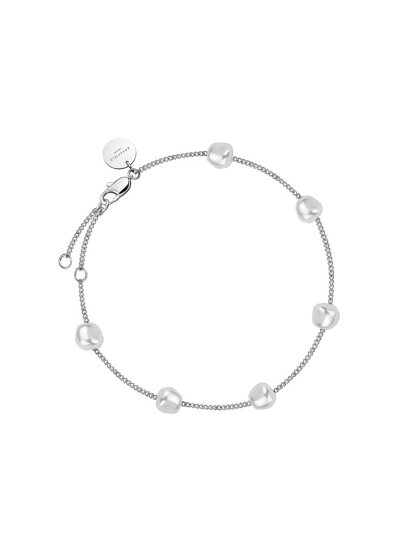 Rosefield Rosefield náramek stříbrné barvy Multi Pearl JBLPS-J604