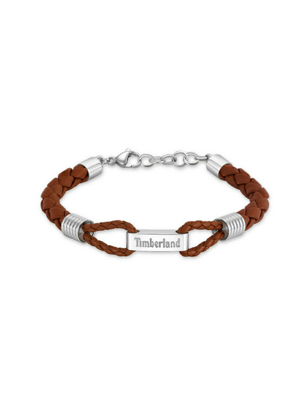 Timberland Timberland pánský náramek kožený hnědý TDAGB0003001