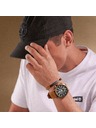 Timberland Timberland pánský náramek kožený světle hnědý TDAGB0002202
