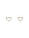 Daniel Wellington Dámské ocelové náušnice Daniel Wellington Mirelle Heart DW00401609
