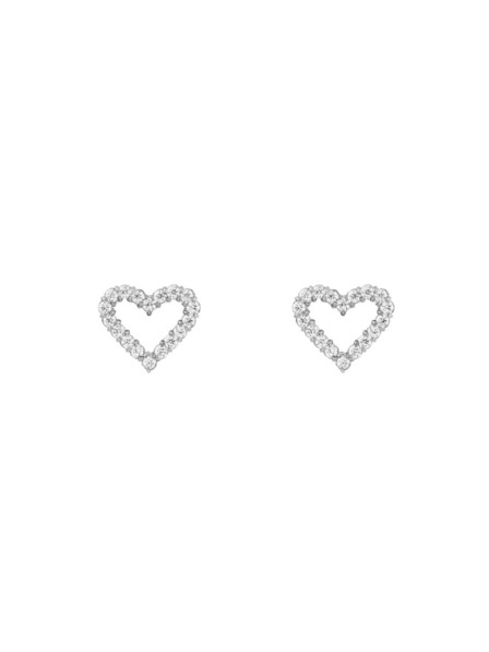 Daniel Wellington Dámské ocelové náušnice Daniel Wellington Mirelle Heart DW00401610
