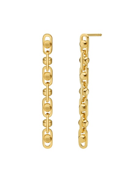 Michael Kors Dámské stříbrné pozlacené náušnice Michael Kors MKC171000710