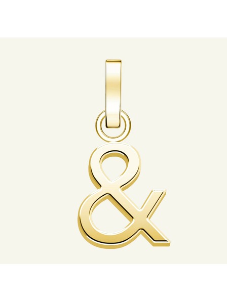 Rosefield Rosefield přívěsek zlaté barvy Symbol Ampersand