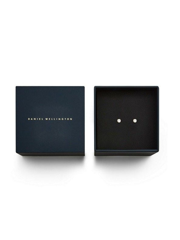 Daniel Wellington Dámské náušnice Daniel Wellington Mirelle Solitaire pozlacené DW00401965