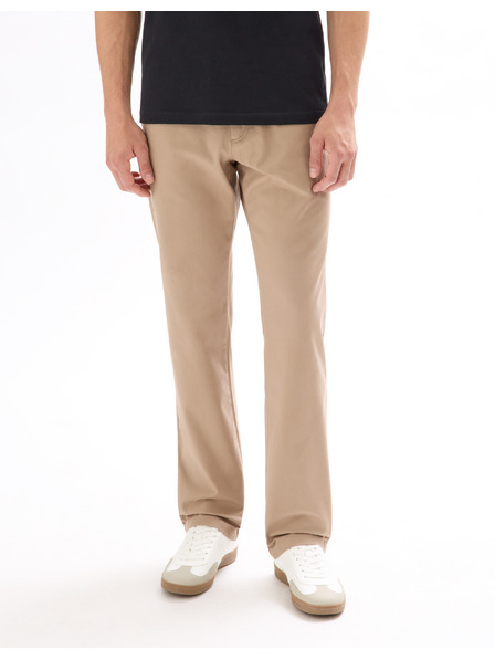 Celio Béžové pánské chino kalhoty Celio