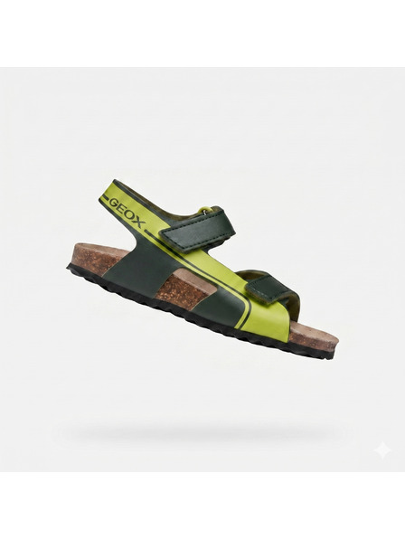 Geox Zelené chlapecké sandály Geox Ghita