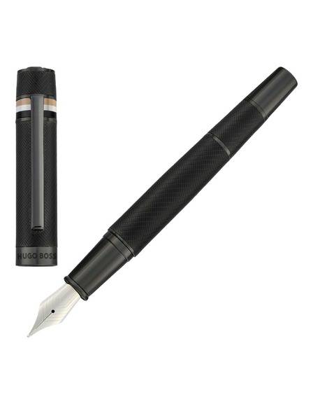 Hugo Boss HUGO BOSS Plnicí pero Iconic v černé barvě HSF5212A