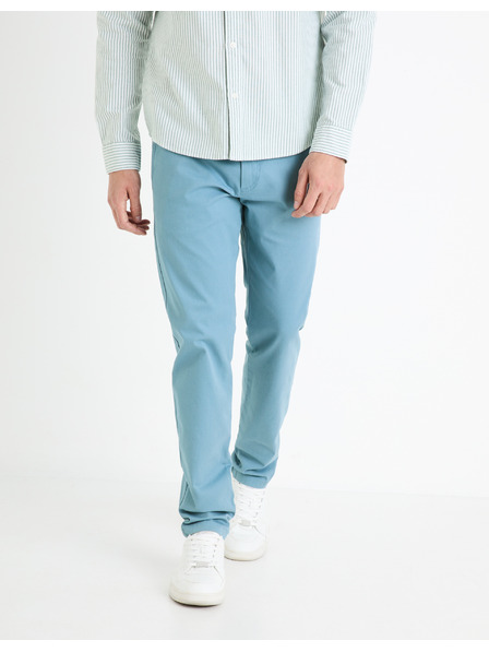 Celio Světle modré pánské chino kalhoty Celio Tocharles