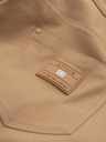 Ombre Clothing Pánské kalhoty REGULAR s cargo kapsami - světle hnědé V4 P1515 Ombre Clothing