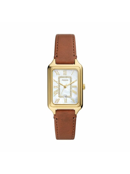 Fossil Dámské hranaté hodinky Fossil Raquel ES5307