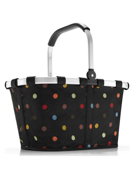 Reisenthel Černý puntíkovaný nákupní košík Reisenthel Carrybag