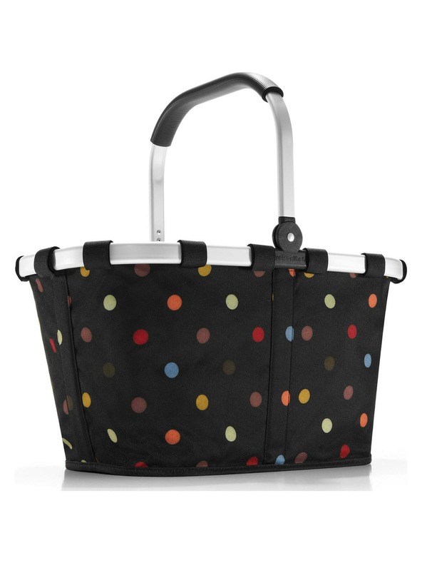 Reisenthel Černý puntíkovaný nákupní košík Reisenthel Carrybag