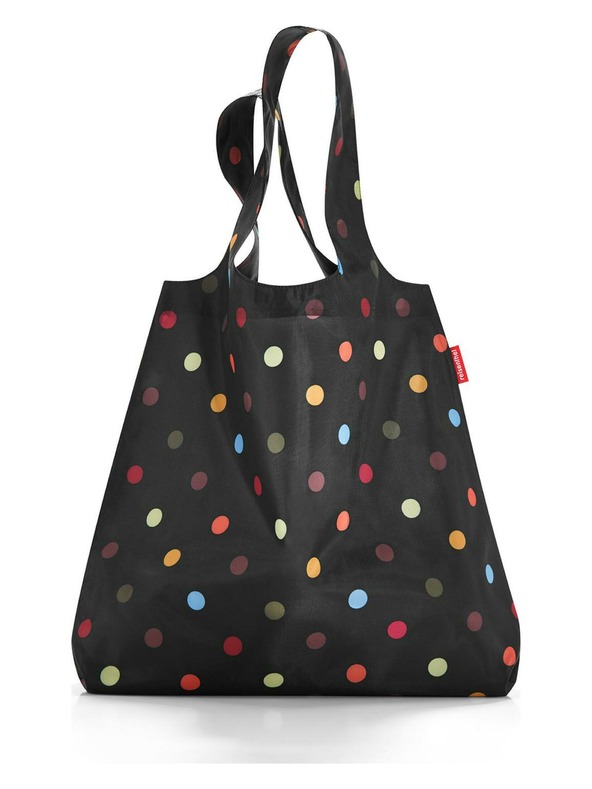 Reisenthel Černá puntíkovaná nákupní taška Reisenthel Mini Maxi Shopper