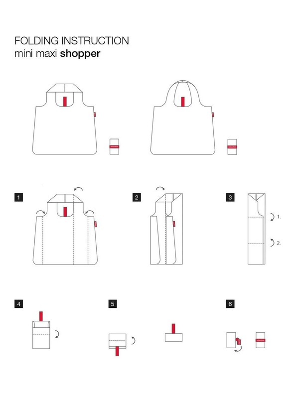 Reisenthel Černá puntíkovaná nákupní taška Reisenthel Mini Maxi Shopper