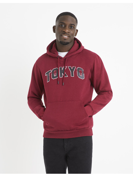 Celio Vínová mikina s kapucí Celio Vetokyo