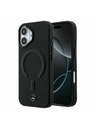 Mercedes Mercedes PU Leather 3D MagSafe Zadní Kryt pro iPhone 17 Black