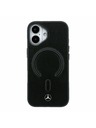 Mercedes Mercedes PU Leather 3D MagSafe Zadní Kryt pro iPhone 17 Black