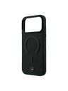 Mercedes Mercedes PU Leather 3D MagSafe Zadní Kryt pro iPhone 17 Pro Black