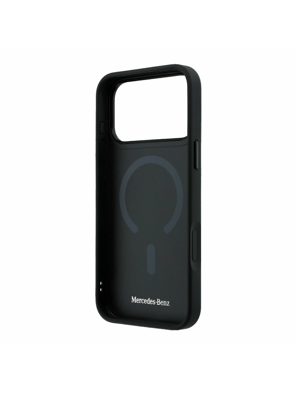 Mercedes Mercedes PU Leather 3D MagSafe Zadní Kryt pro iPhone 17 Pro Black