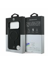 Mercedes Mercedes PU Leather 3D MagSafe Zadní Kryt pro iPhone 17 Pro Max Black