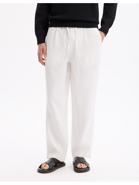 Celio Lněné kalhoty Lolinos Celio