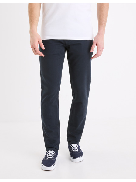 Celio Tmavě modré pánské kalhoty Celio Gofive