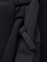 Ombre Clothing Pánské tepláky JOGGER s kontrastními vsadkami a kapsami na stehnech - černé V1 OM-PASK-0222 Ombre Clothing
