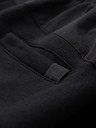 Ombre Clothing Pánské tepláky JOGGER s kontrastními vsadkami a kapsami na stehnech - černé V1 OM-PASK-0222 Ombre Clothing
