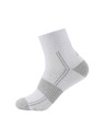 ALPINE PRO Šedo-bílé unisex ponožky Alpine Pro 3HARE 2