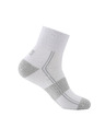 ALPINE PRO Šedo-bílé unisex ponožky Alpine Pro 3HARE 2