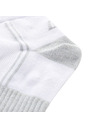 ALPINE PRO Šedo-bílé unisex ponožky Alpine Pro 3HARE 2
