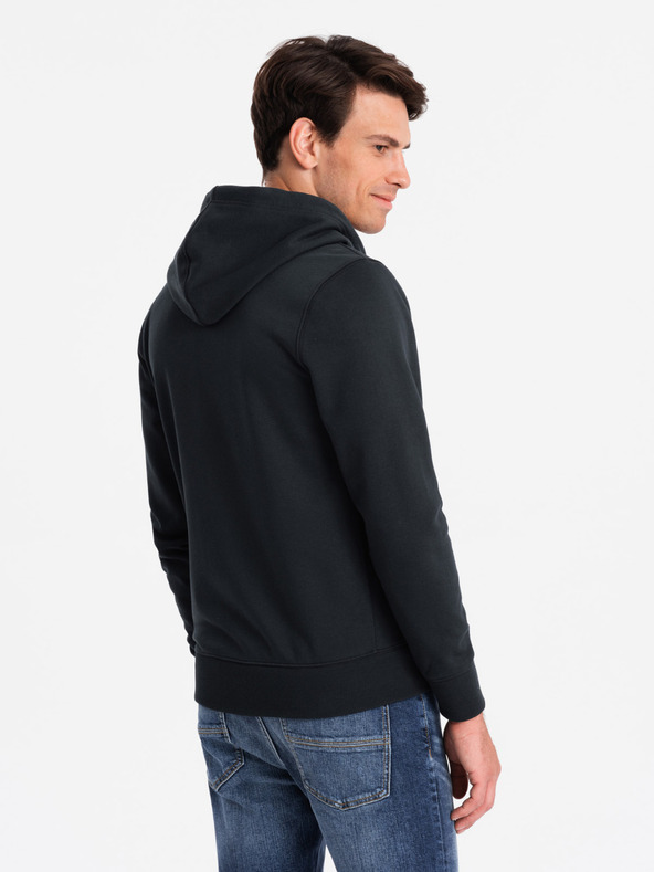 Ombre Clothing Pánská bavlněná mikina BASIC s rozepínáním  Ombre Clothing