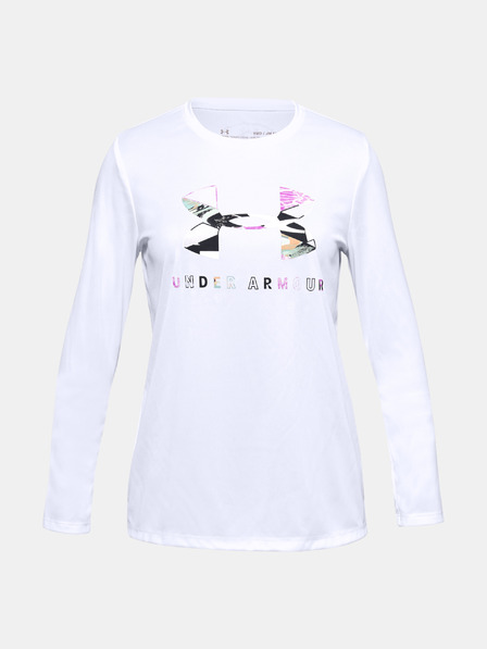 Under Armour Dívčí tričko Under Armour Tech Graphic Big Logo LS T-Shirt