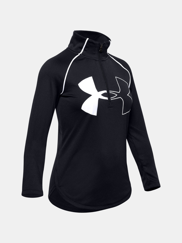 Under Armour Dívčí tričko Under Armour Tech Graphic Big Logo 1/2 Zip