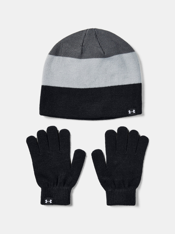 Under Armour Chlapecká čepice a rukavice Under Armour Boys Beanie Glove Combo
