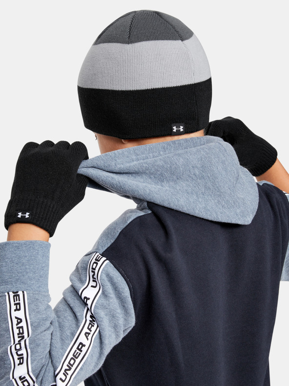 Under Armour Chlapecká čepice a rukavice Under Armour Boys Beanie Glove Combo