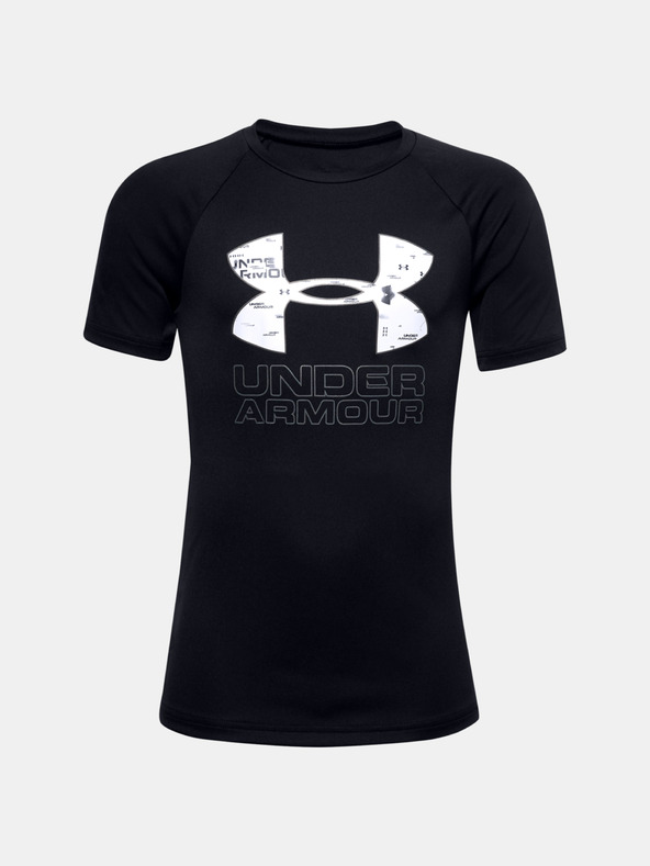 Under Armour Chlapecké tričko Under Armour Tech Hybrid Prt Fill Ss