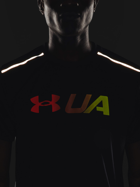 Under Armour Pánské tričko Under Armour RUN Graphic Print Fill SS