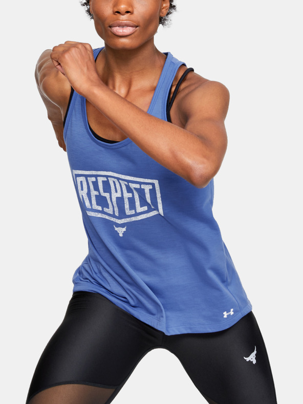 Under Armour Dámské tílko Under Armour PROJECT ROCK WHISPERLIGHT TIE BACK TANK-