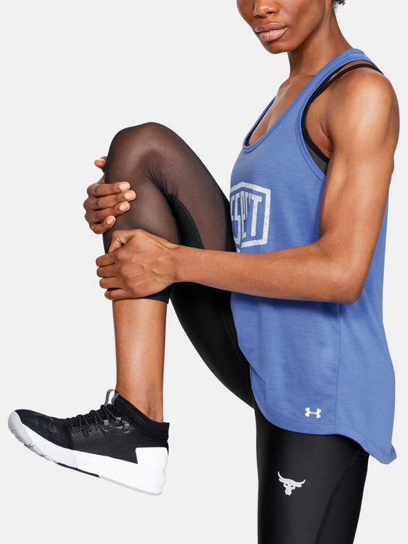 Under Armour Dámské tílko Under Armour PROJECT ROCK WHISPERLIGHT TIE BACK TANK-